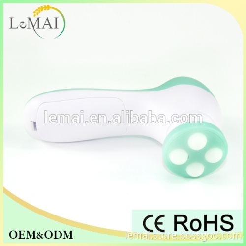 2015 hot sale 4in1 multifunction facial massager facial clean brush wholesale manufacture electric facial massager